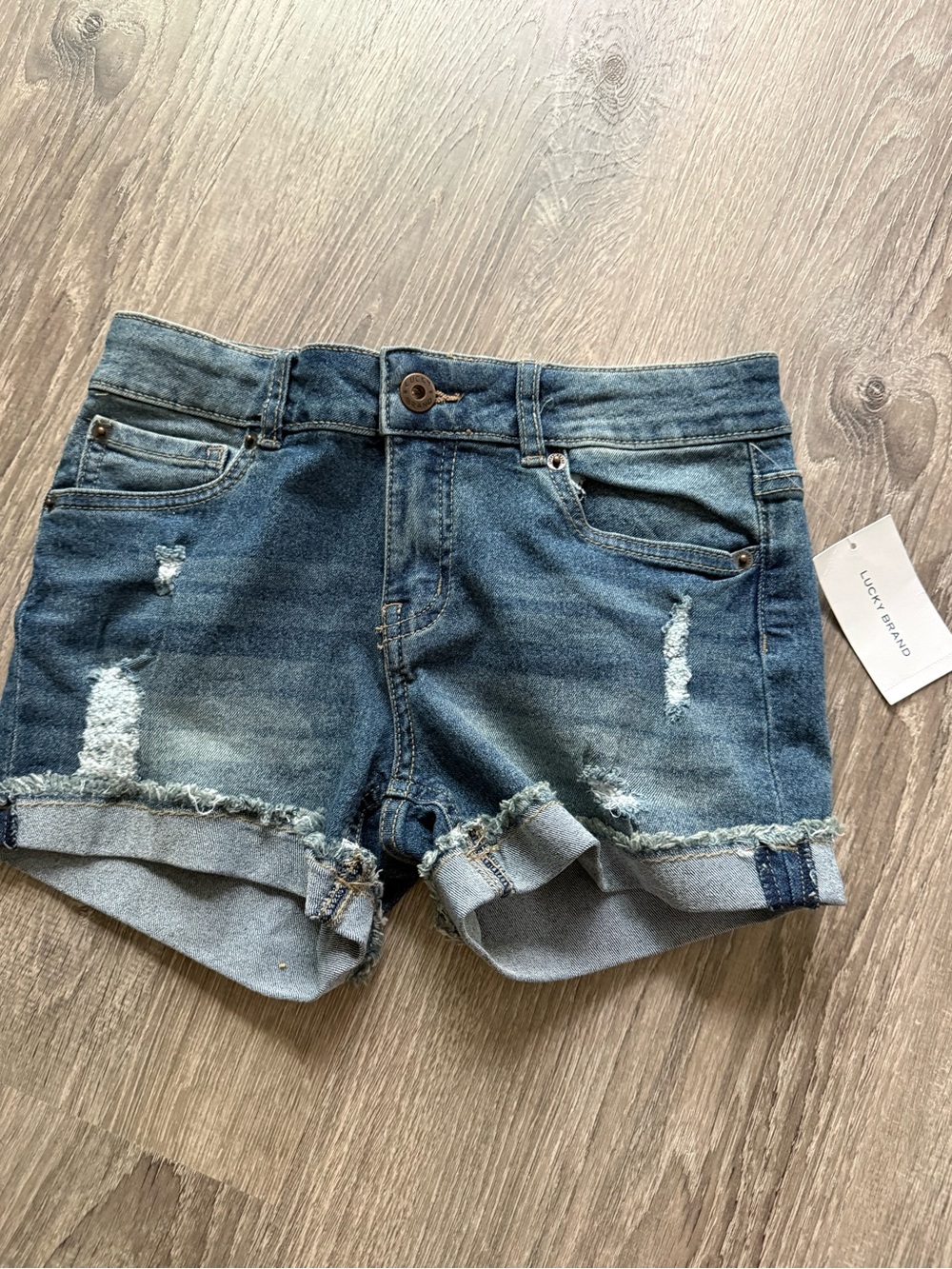 Lucky Brand Distressed Denim Cutoff Shorts